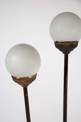 Mid-Century Italian Globe Floor Lamp from Stilnovo, 1950s-WUY-878856