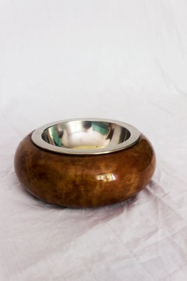 Mid-Century Italian Goatskin Bowl by Aldo Tura, 1960s-MSC-637756