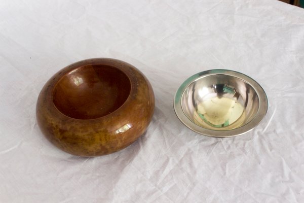 Mid-Century Italian Goatskin Bowl by Aldo Tura, 1960s-MSC-637756