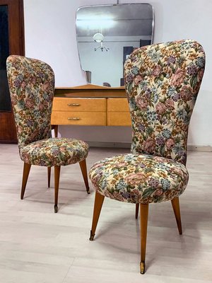 Mid-Century Italian Gobelin Side Chairs by Paolo Buffa, 1950s, Set of 2-MTX-1162444