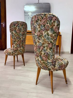 Mid-Century Italian Gobelin Side Chairs by Paolo Buffa, 1950s, Set of 2-MTX-1162444