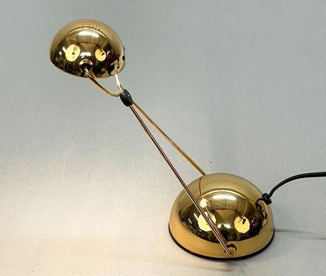 Mid-Century Italian Gold-Plated Metal Meridiana Table Lamp by Paolo Francesco Piva for Stefano Cevoli, 1980s-JDR-1125601