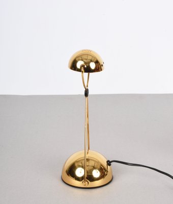 Mid-Century Italian Gold-Plated Metal Meridiana Table Lamp by Paolo Francesco Piva for Stefano Cevoli, 1980s-JDR-1125601