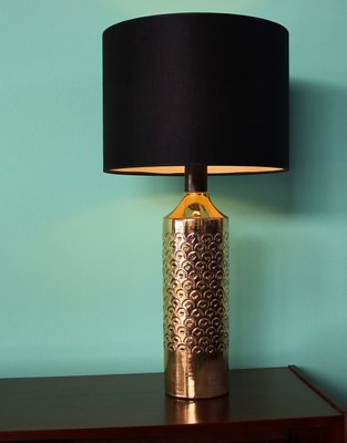 Mid-Century Italian Gold Table Lamp by Aldo Londi for Bitossi-HZ-1078529