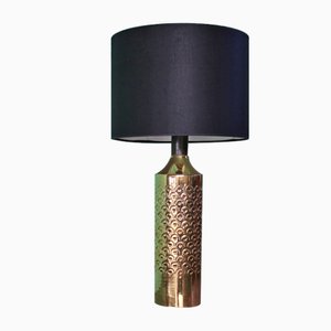 Mid-Century Italian Gold Table Lamp by Aldo Londi for Bitossi-HZ-1078529