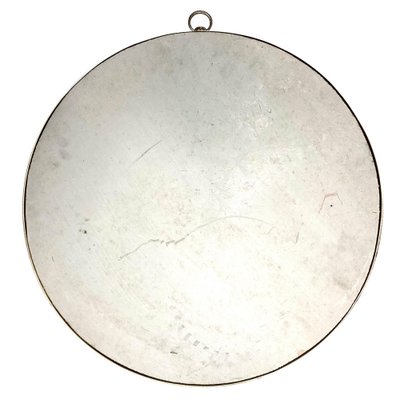 Mid-Century Italian Golden Aluminum Mirror by Sergio Mazza for Artemide, 1960s-JDR-1126017