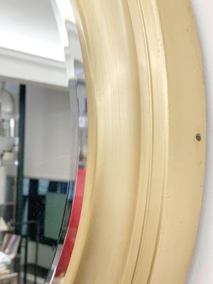 Mid-Century Italian Golden Aluminum Mirror by Sergio Mazza for Artemide, 1960s-JDR-1126017