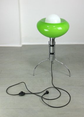 Mid-Century Italian Green Glass Floor Lamp-HGJ-1438625