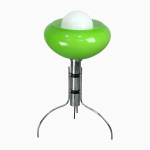 Mid-Century Italian Green Glass Floor Lamp-HGJ-1438625