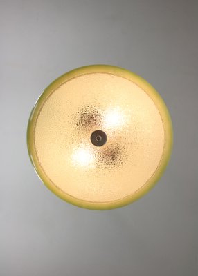 Mid-Century Italian Green Glass Pendant Lamp-HGJ-1438390