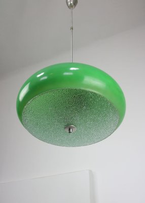 Mid-Century Italian Green Glass Pendant Lamp-HGJ-1438390