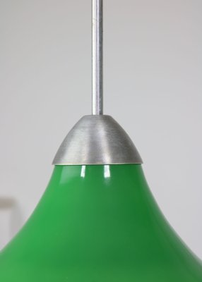 Mid-Century Italian Green Glass Pendant Lamp-HGJ-1438390