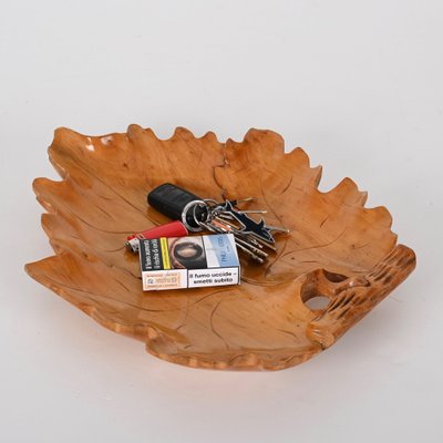 Mid-Century Italian Handmade Birch Maple Leaf-Shaped Centerpiece, 1950s-JDR-1414120