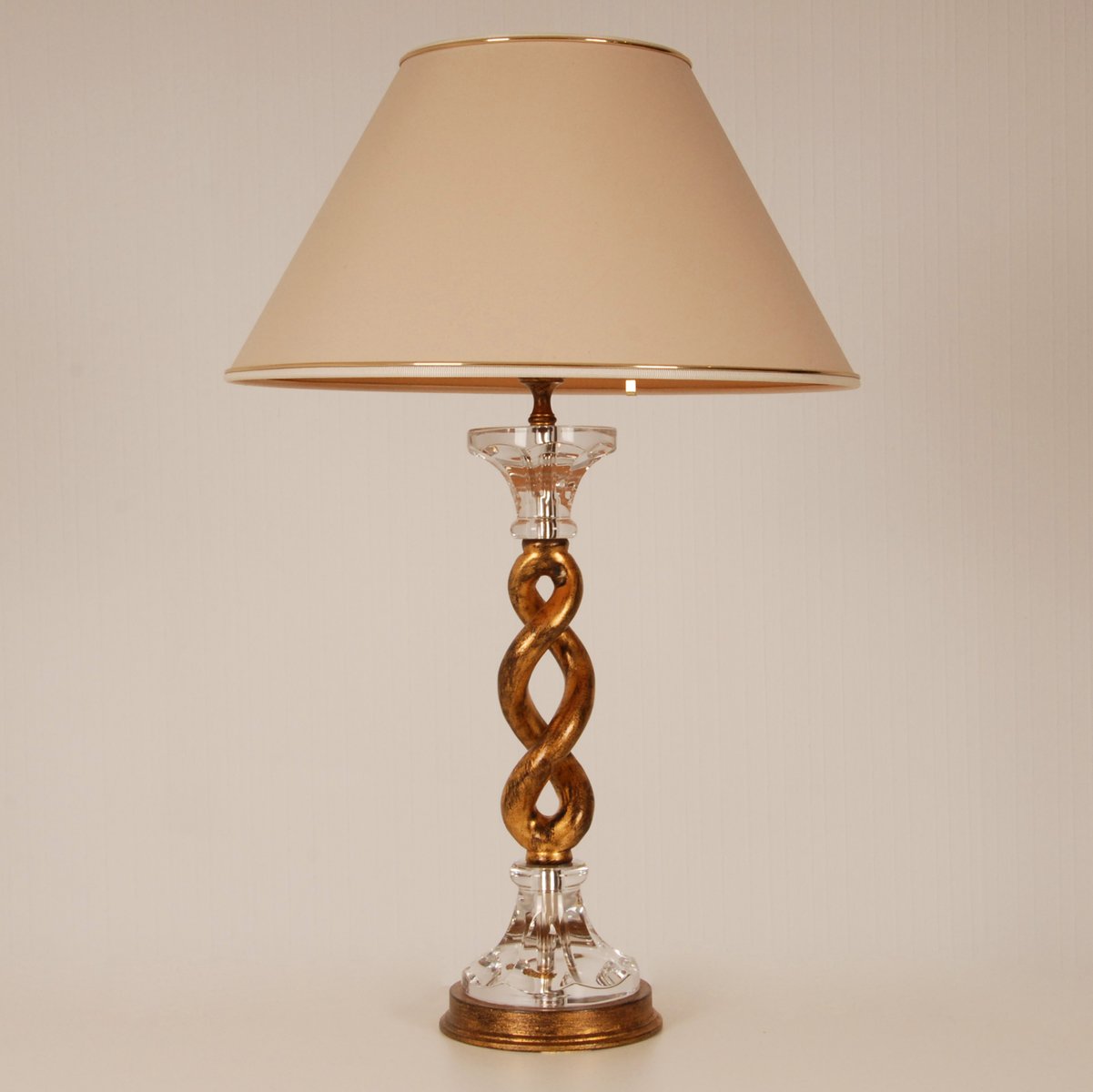 Mid-Century Italian Hollywood Regency Barley Twist Table Lamp from Banci, 1970s