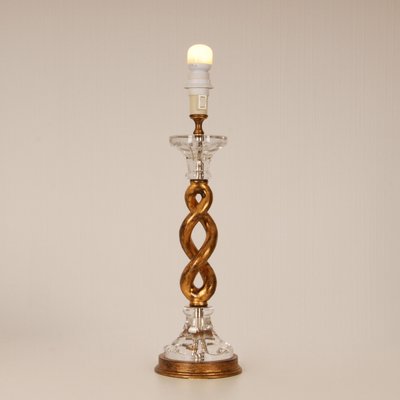 Mid-Century Italian Hollywood Regency Barley Twist Table Lamp from Banci, 1970s-GOE-1092169