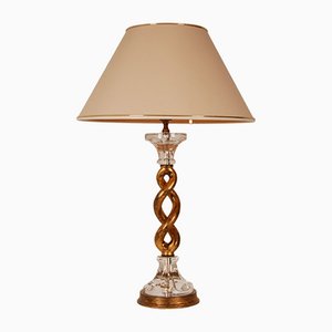 Mid-Century Italian Hollywood Regency Barley Twist Table Lamp from Banci, 1970s-GOE-1092169