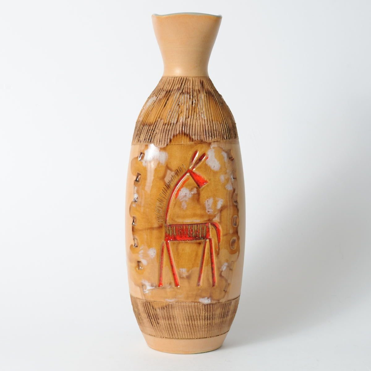 Mid-Century Italian Horse Vase from Fratelli Fanciullacci, 1960s