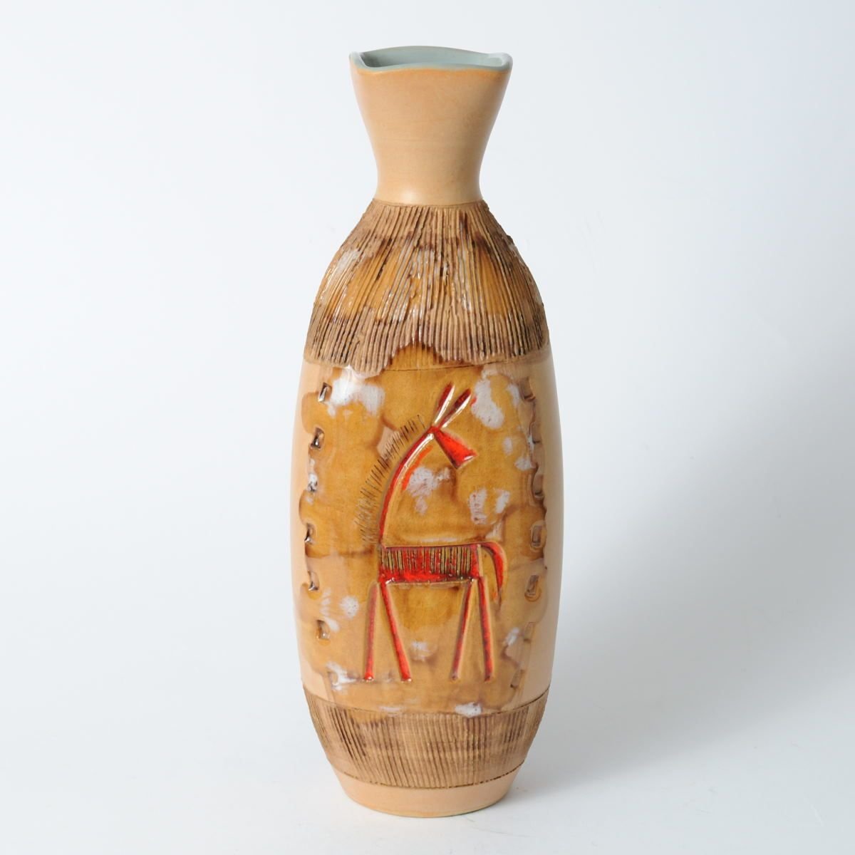 Mid-Century Italian Horse Vase from Fratelli Fanciullacci, 1960s