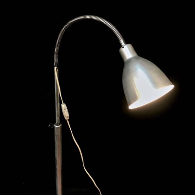 Mid-Century Italian Industrial Aluminum and Steel Medical Floor Lamp, 1950s-JDR-1126129