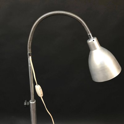 Mid-Century Italian Industrial Aluminum and Steel Medical Floor Lamp, 1950s-JDR-1126129