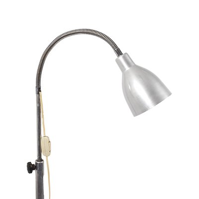 Mid-Century Italian Industrial Aluminum and Steel Medical Floor Lamp, 1950s-JDR-1126129