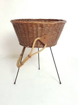 Mid-Century Italian Knitting Basket, 1950s-FO-554141