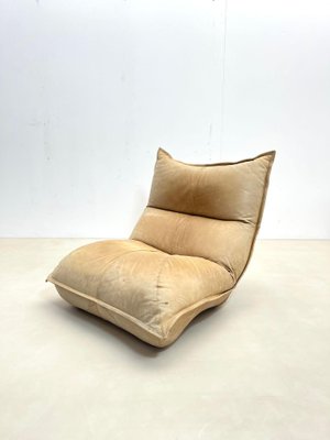 Mid-Century Italian Lounge Chair in Leather, 1970s-FGA-1225955