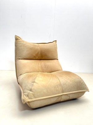 Mid-Century Italian Lounge Chair in Leather, 1970s-FGA-1225955