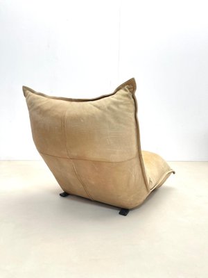 Mid-Century Italian Lounge Chair in Leather, 1970s-FGA-1225955