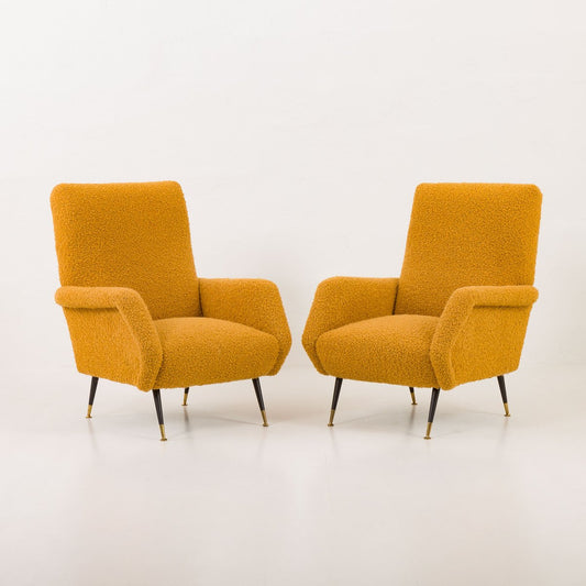 Mid-Century Italian Lounge Chairs by Gigi Radice, 1950s, Set of 2