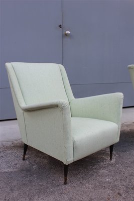 Mid-Century Italian Lounge Chairs in the Style of Gio Ponti, Set of 2-EH-637559