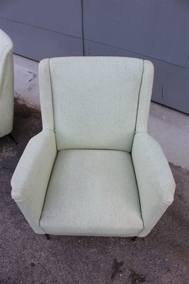 Mid-Century Italian Lounge Chairs in the Style of Gio Ponti, Set of 2-EH-637559