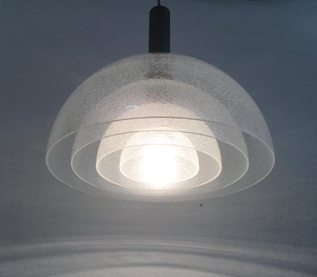 Mid-Century Italian LT 338 Glass Pendant Lamp by Carlo Nason for Mazzega-UAH-850705