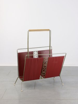 Mid-Century Italian Magazine Rack-HGJ-1017398