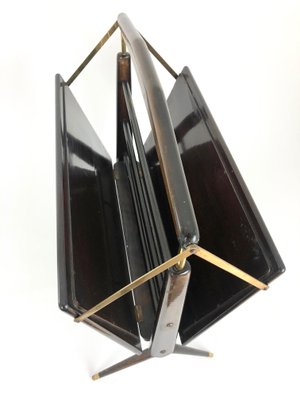 Mid-Century Italian Magazine Rack in Ico Parisi Style-LYQ-1171688