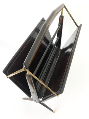 Mid-Century Italian Magazine Rack in Ico Parisi Style-LYQ-1171688