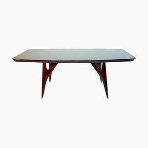 Mid-Century Italian Mahogany Dining Table by Vittorio Dassi, 1950s-FO-550227