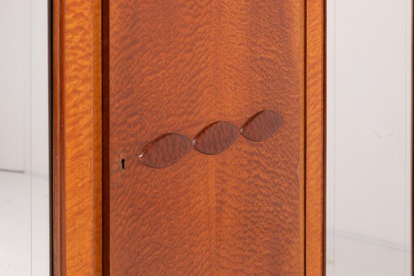 Mid-Century Italian Maple Veneer Wardrobe, 1950s-KMC-2020880