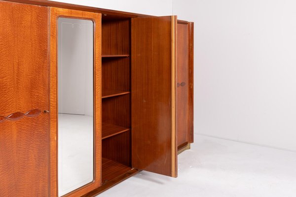 Mid-Century Italian Maple Veneer Wardrobe, 1950s-KMC-2020880