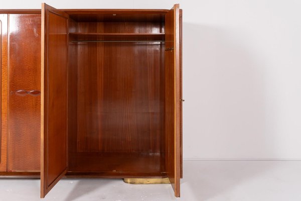 Mid-Century Italian Maple Veneer Wardrobe, 1950s-KMC-2020880