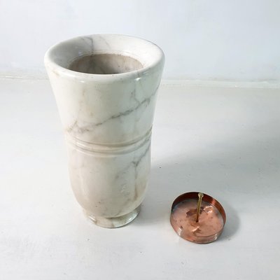 Mid-Century Italian Marble Umbrella Stand-FO-1137491