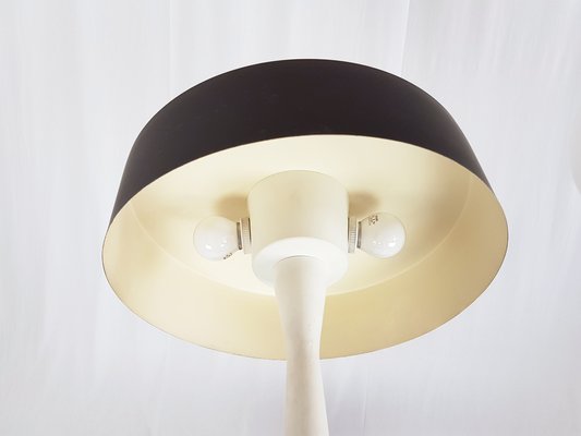 Mid-Century Italian Metal and Brass Table Lamp, 1950s-RD-1735186