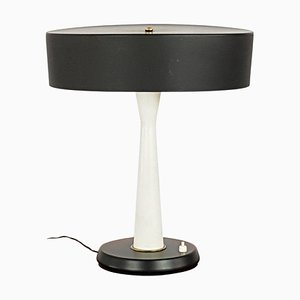 Mid-Century Italian Metal and Brass Table Lamp, 1950s-RD-1735186