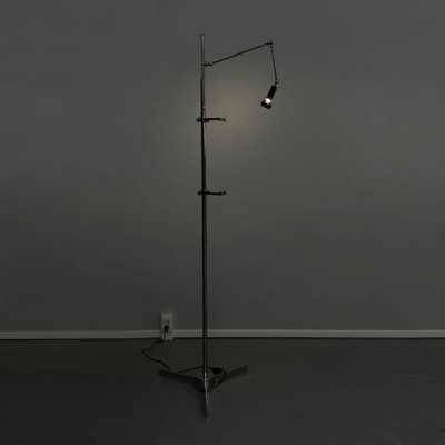 Mid-Century Italian Metal Easel Floor Lamp by Angelo Lelii for Arredoluce, 1960s-GDD-1346928