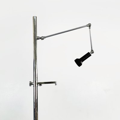 Mid-Century Italian Metal Easel Floor Lamp by Angelo Lelii for Arredoluce, 1960s-GDD-1346928