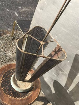 Mid-Century Italian Metal Umbrella Stand-OXJ-883662