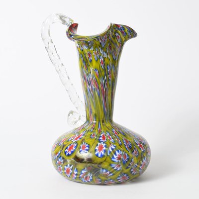 Mid-Century Italian Millefiori Glass Jug from Fratelli Toso-IXK-716805