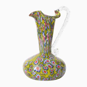 Mid-Century Italian Millefiori Glass Jug from Fratelli Toso-IXK-716805