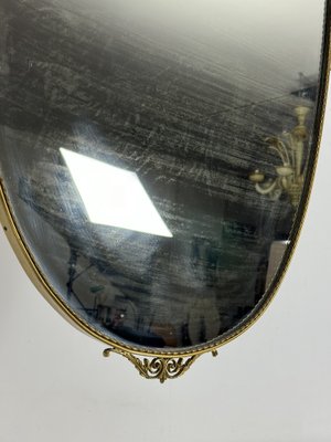 Mid-Century Italian Mirror in Brass, Italy, 1950s-OT-1818701