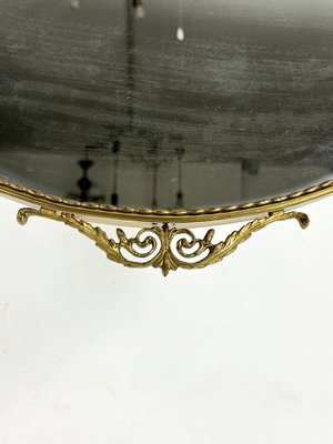 Mid-Century Italian Mirror in Brass, Italy, 1950s-OT-1818701